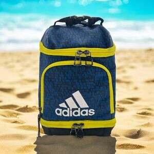 Adidas Excel Insulated Lunch Bag Outer Mesh Pockets Top Handle School Hike Work